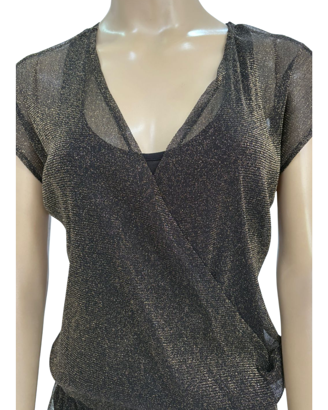 Vestido Festa ou Casual Chique Preto forrado (TAM G)