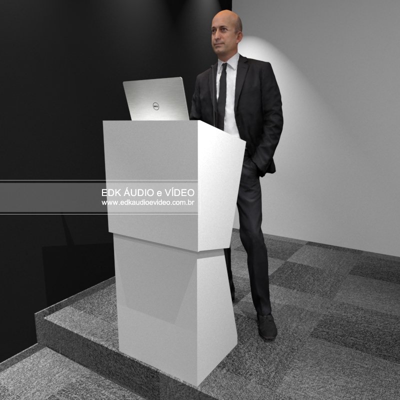 PÚLPITO PALESTRANTE EM MDF - Ajuste de Altura