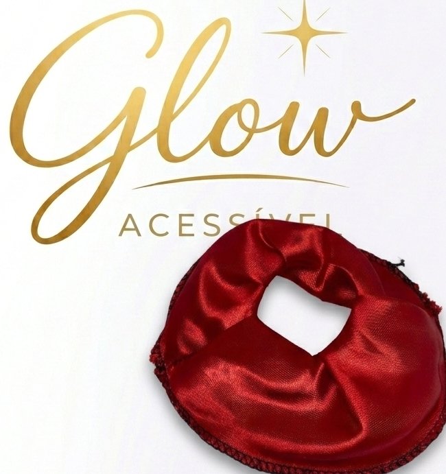 Rabicó de Cetim Vermelho